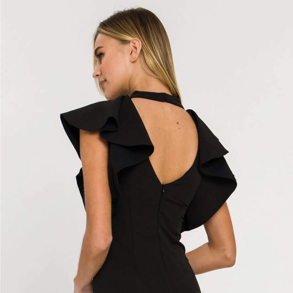 NEW Endless Rose Black Mini Dress with Choker Size Medium - Picture 3 of 4